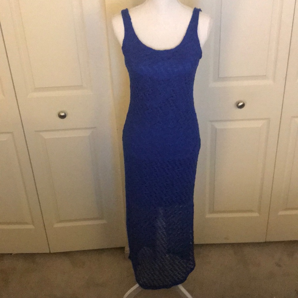 Beautiful blue lace dress - Picture 7 of 12